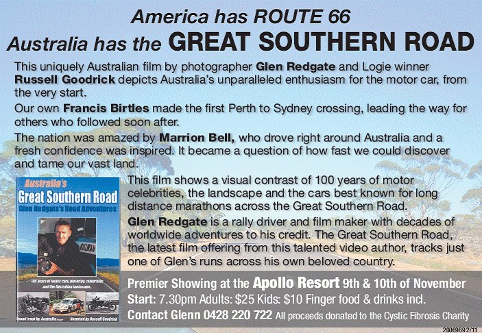 Great Southern Road DVD