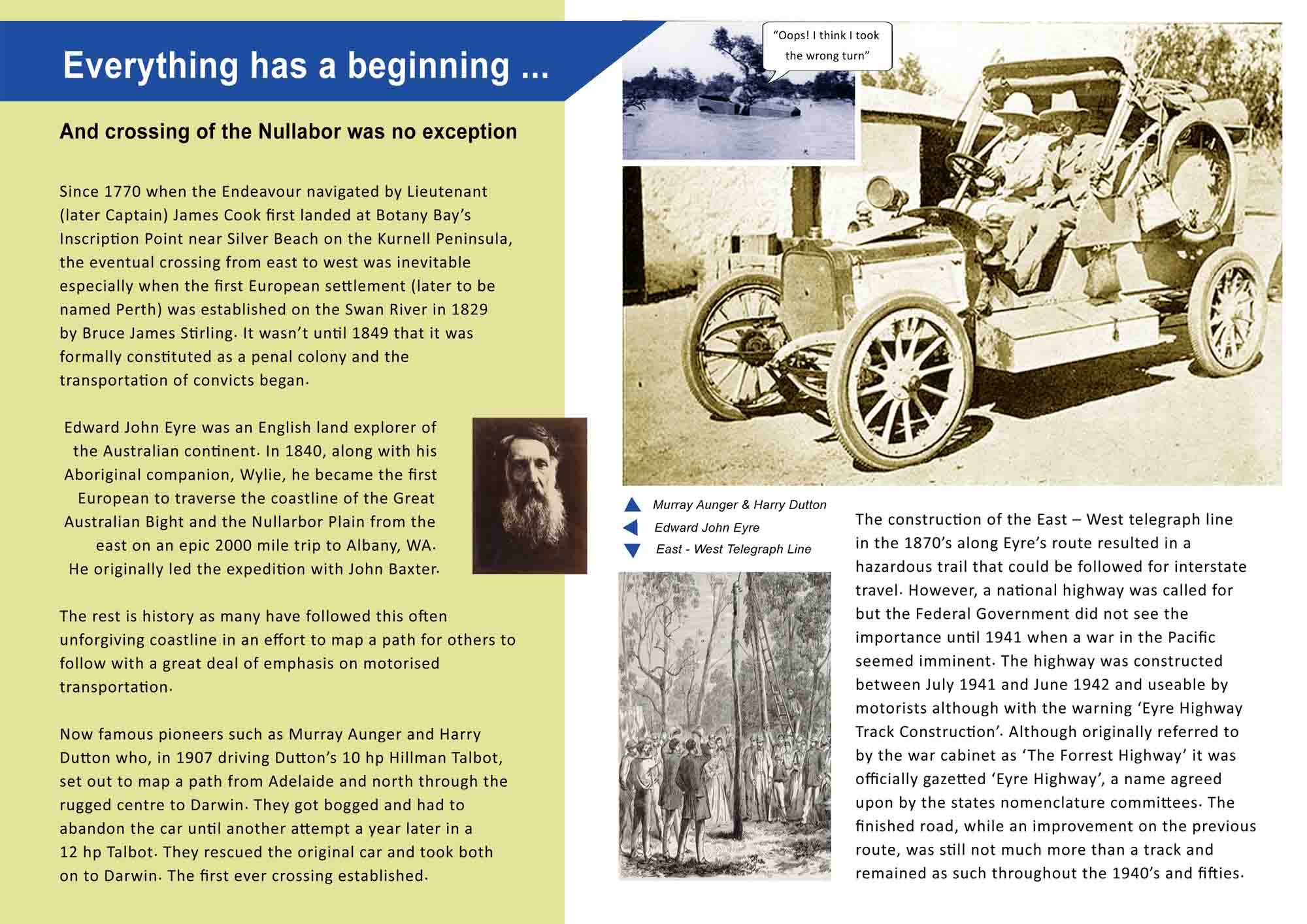Great Southern Road - Road history 1